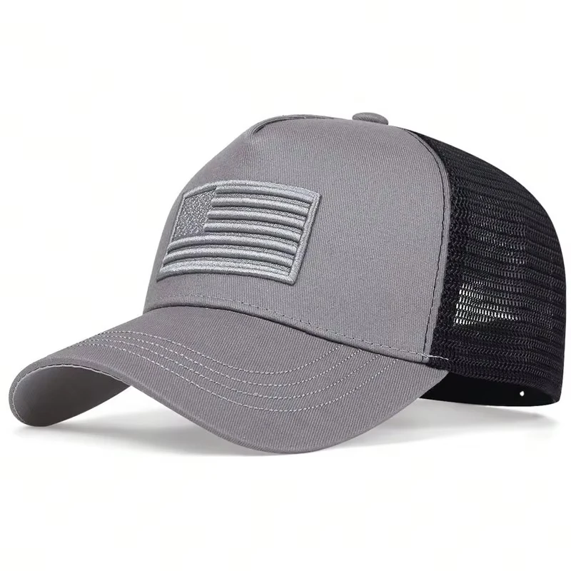 Unisex-Baseballkappen mit amerikanischer Flagge und Stickerei, für Frühling und Sommer, für den Außenbereich, verstellbare Freizeithüte, Sonnenschutzhut, Sportkappe – Detail 8