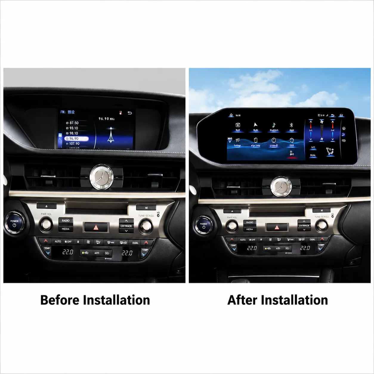 Untuk Lexus ES 2013-2017 Denga - Car Multimedia Rear Seat Entertainment ulasan dan harga