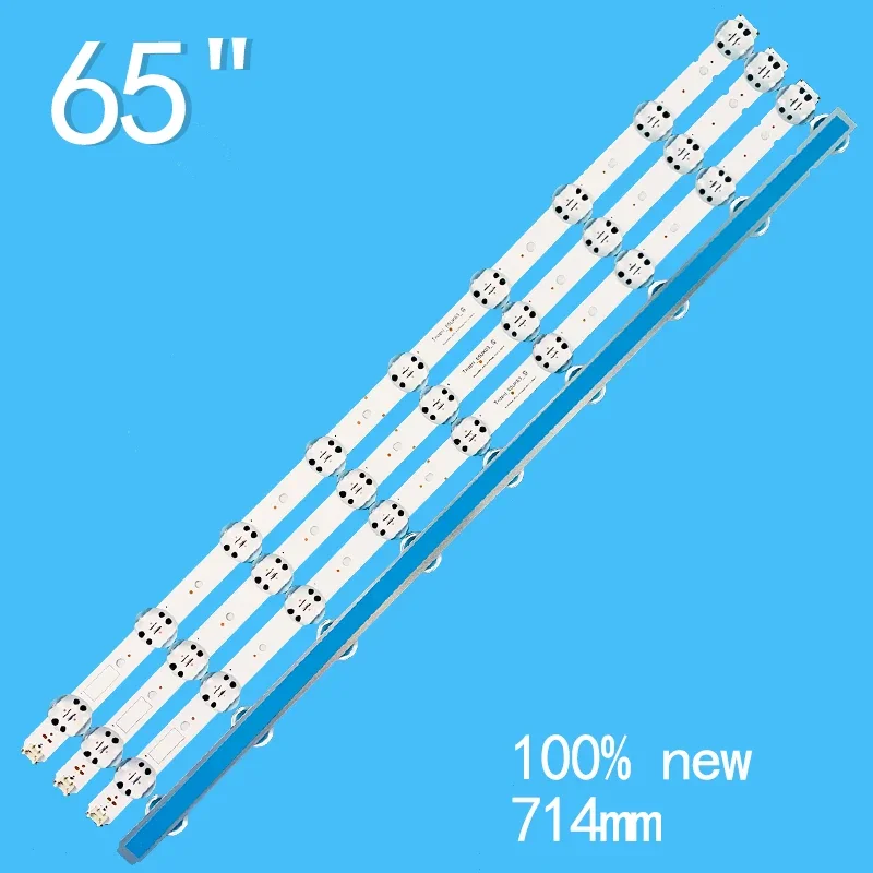 713mm LED Backlight Strip For SSC_65UK63_9LED_SVL650AS48A95_REV1.0 for 65UK6200 65UK6300 65UK6400 65UK6470PLC 65UK6320PTE