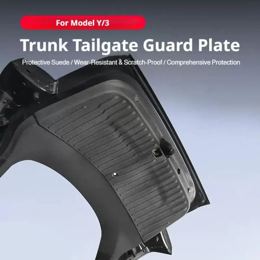 Heckklappen-Schutzmatten für Tesla Model Y Juniper/YL TPE Schutzmatte Anti-Schmutz-Matte Kofferraum-Kratzschutzmatte für Model 3 Highland – Detail 1