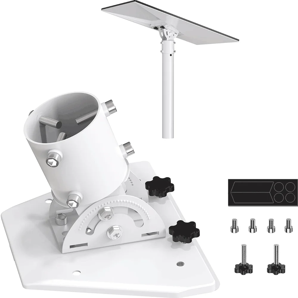 Aluminum Pipe Adapter for Starlink Gen 3 Pole Mount,160° Tilt Adjustable,for Standard 4/ Standard 4X /Enterprise Dish Pole Mount