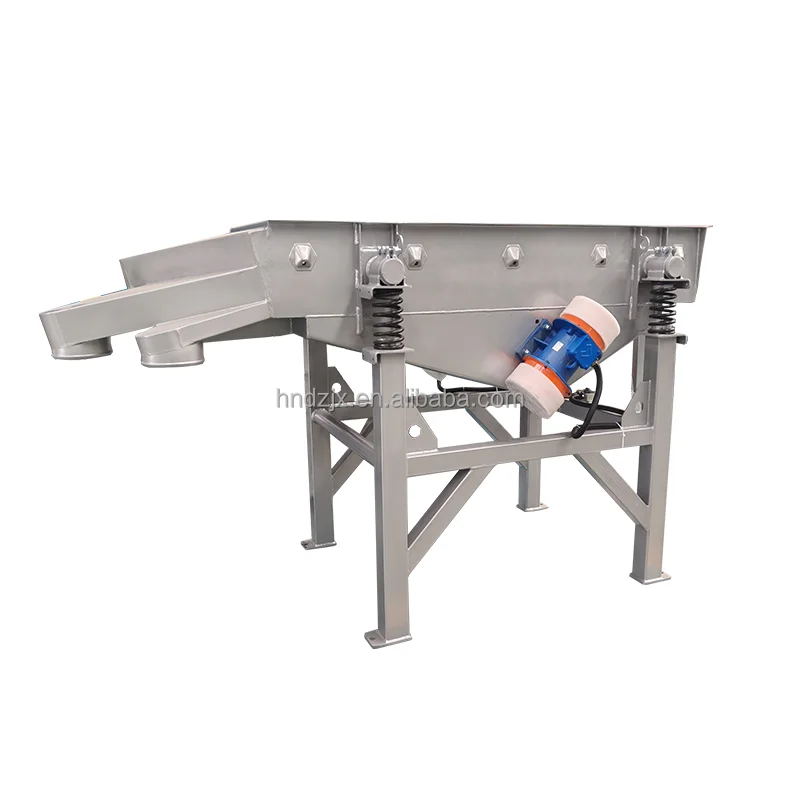 DZJX Large Capacity Food Industry Grain Particle Linear Vibrating Sieve Milk Powder Separation Sand Vibrating Sieving Machine