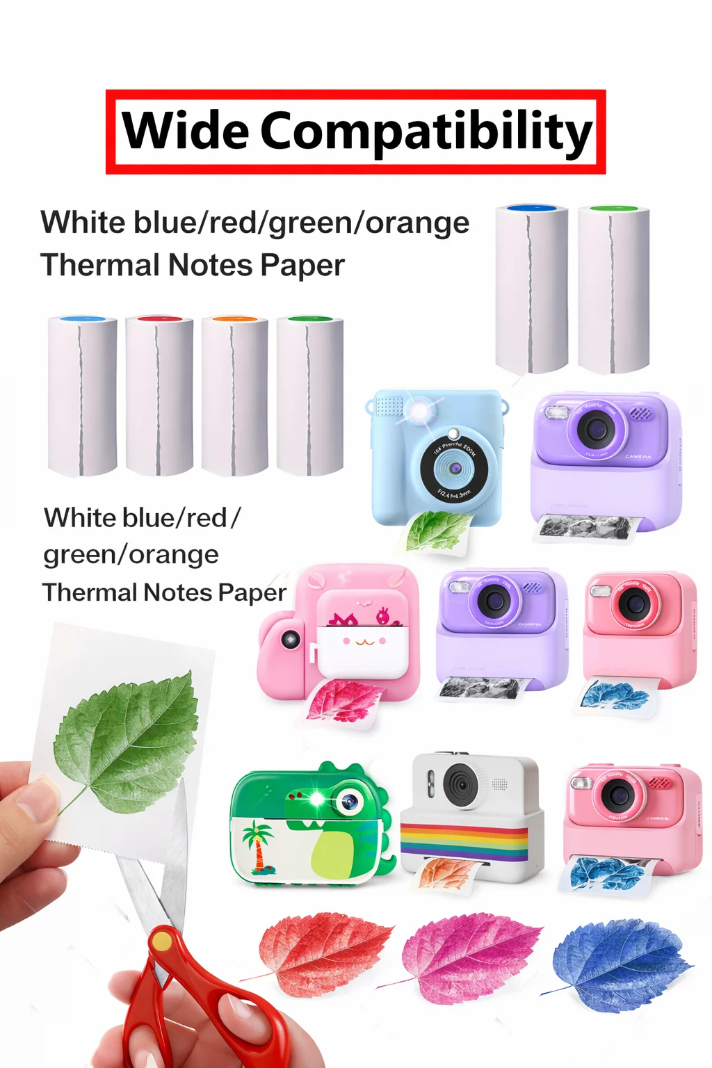 [Colored Thermal Paper] Colored Thermal Printing Paper | Cam