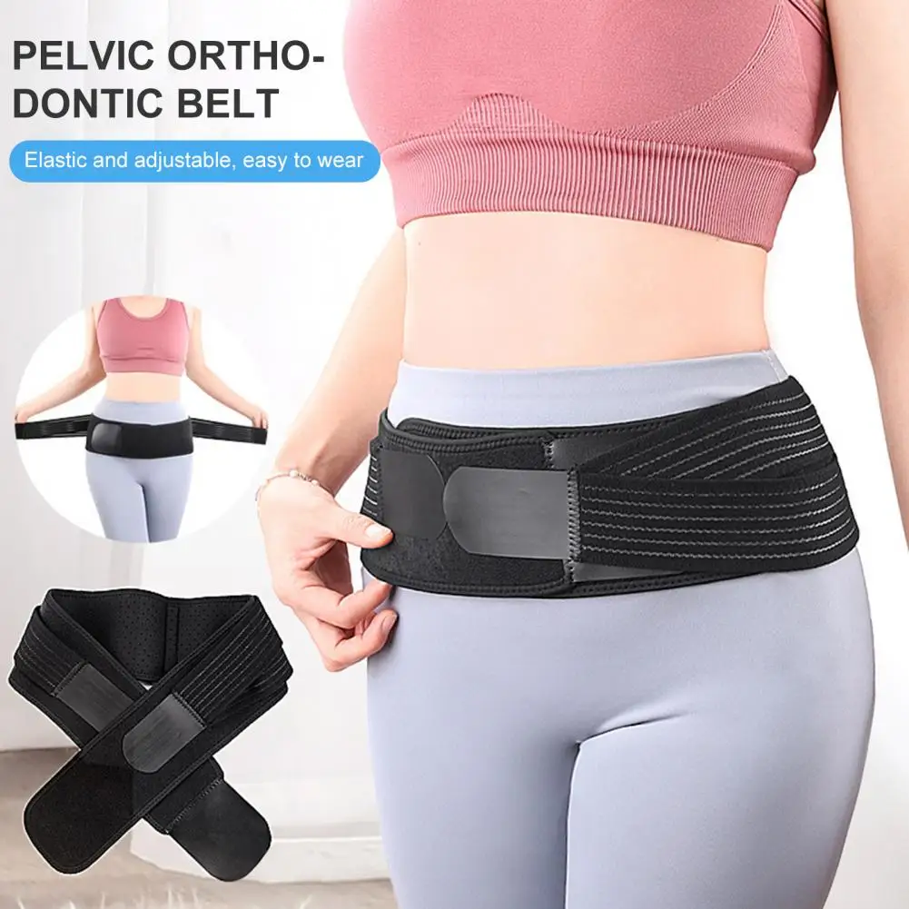 

Hip Stabilization Belt Women Posture Correction Belt Breathable Women's Sacroiliac Si Joint Belt Pain Relief Tummy Control