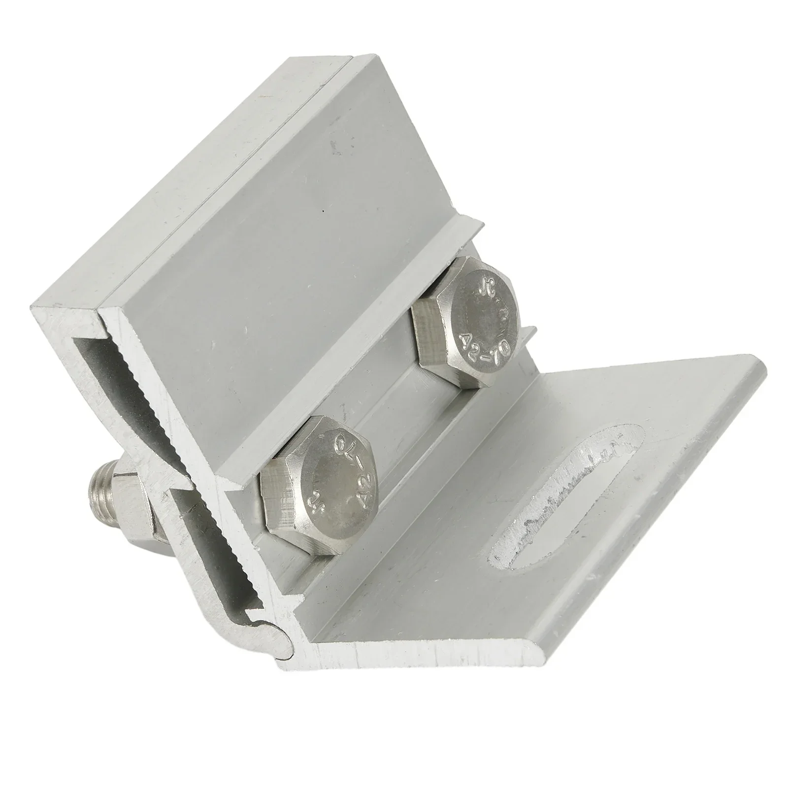 PV Solar Module Racking System Metal Standing Clampa Roofs Clamp Aluminum Alloy End Clamp Fixture Solar Power Accessory