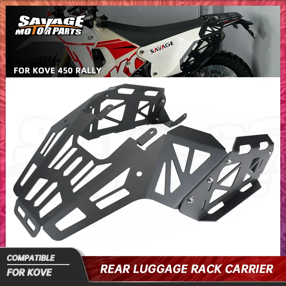 

450 Rally 2024 Rear Luggage Rack Carrier For KOVE 450 Rally 2023+ Motorcycle Top Box Case Holder Bracket Tail Bag Support Racks