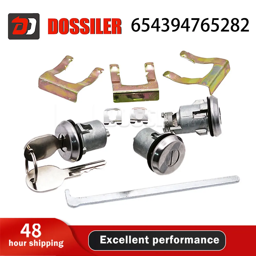 654394765282 Dossiler New Cutlass Lock Set Door Trunk Key Kit for Chevelle Malibu Monte Carlo Camaro Replacement Door Lock Set
