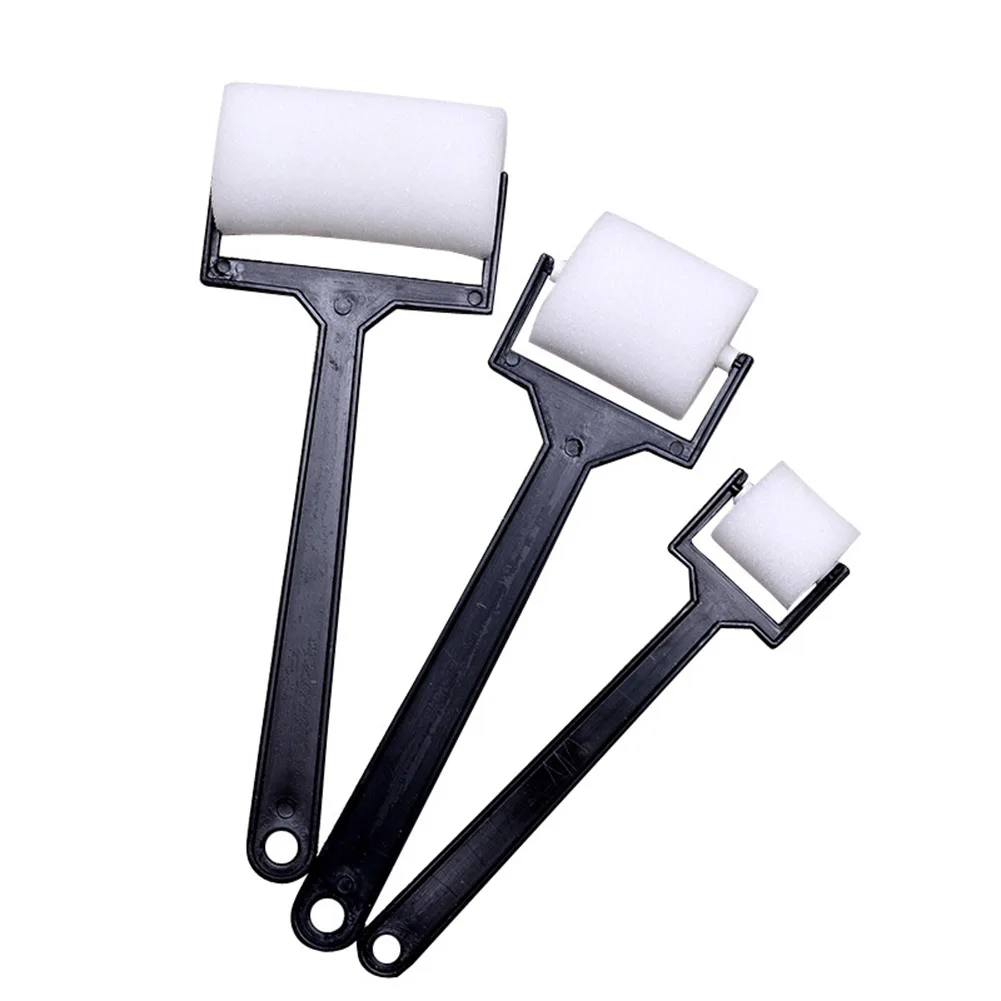 Craft Tool Sponge Paint Roller Brush Decorative Supplies 3pcs Craft Tool Foam Painting Roller Brush Foam Brushes Craft Tool