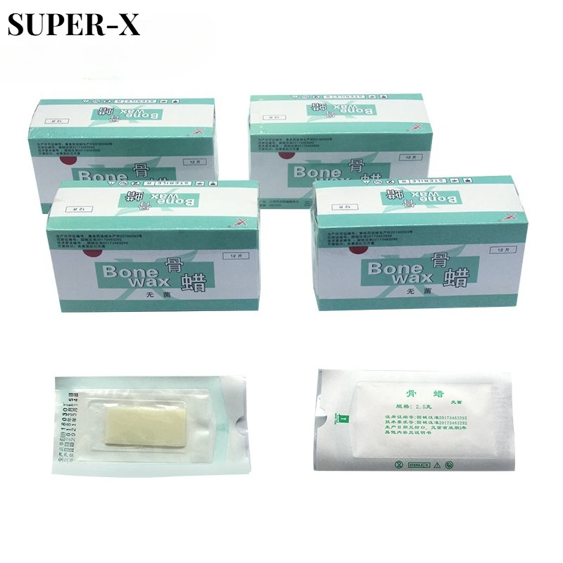 

12PCS/box Dental Specific Hemostatic Bone Wax Sterilization Packaging Hemostatic Bone Wax 2.5g Dental Consumables
