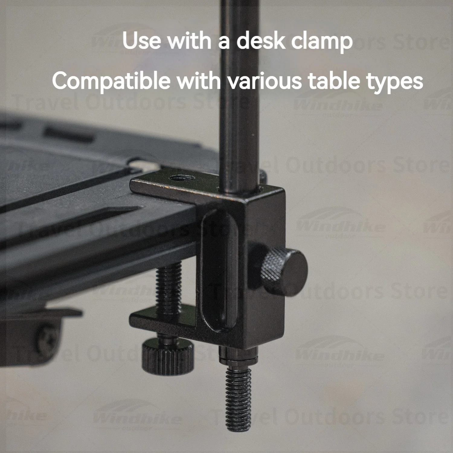 BLACKDOG Universal IGT Table Storage Rack Aluminum Alloy Stainless Steel Outdoor Camping Desktop Organizer Multi-layer Shelf