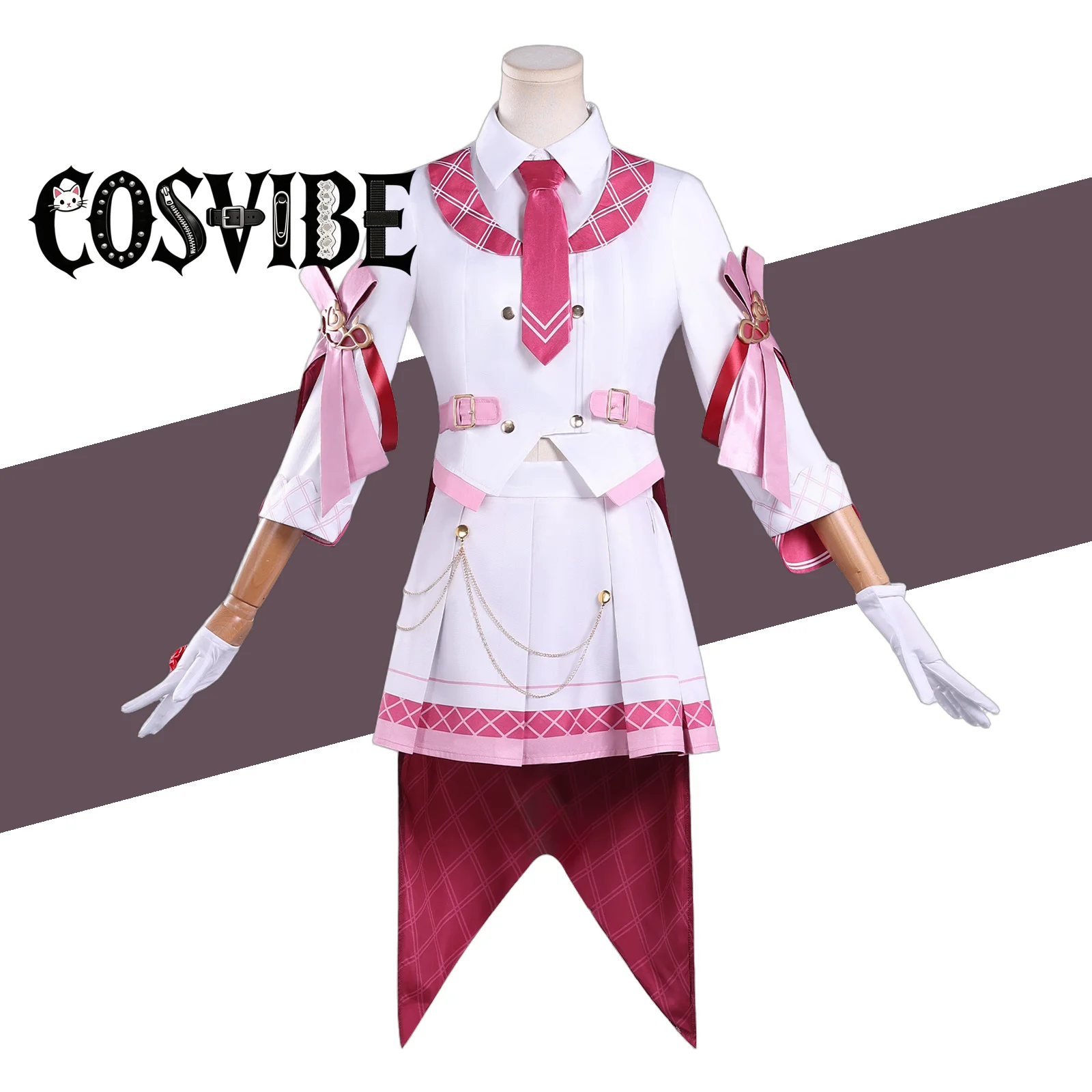 

Game Honkai Impact 3 Ninth Anniversary Cosplay Elysia Costume Kawaii Pink Jirai Kei Girls Uniform Sweet Lolita Navidad Carnaval