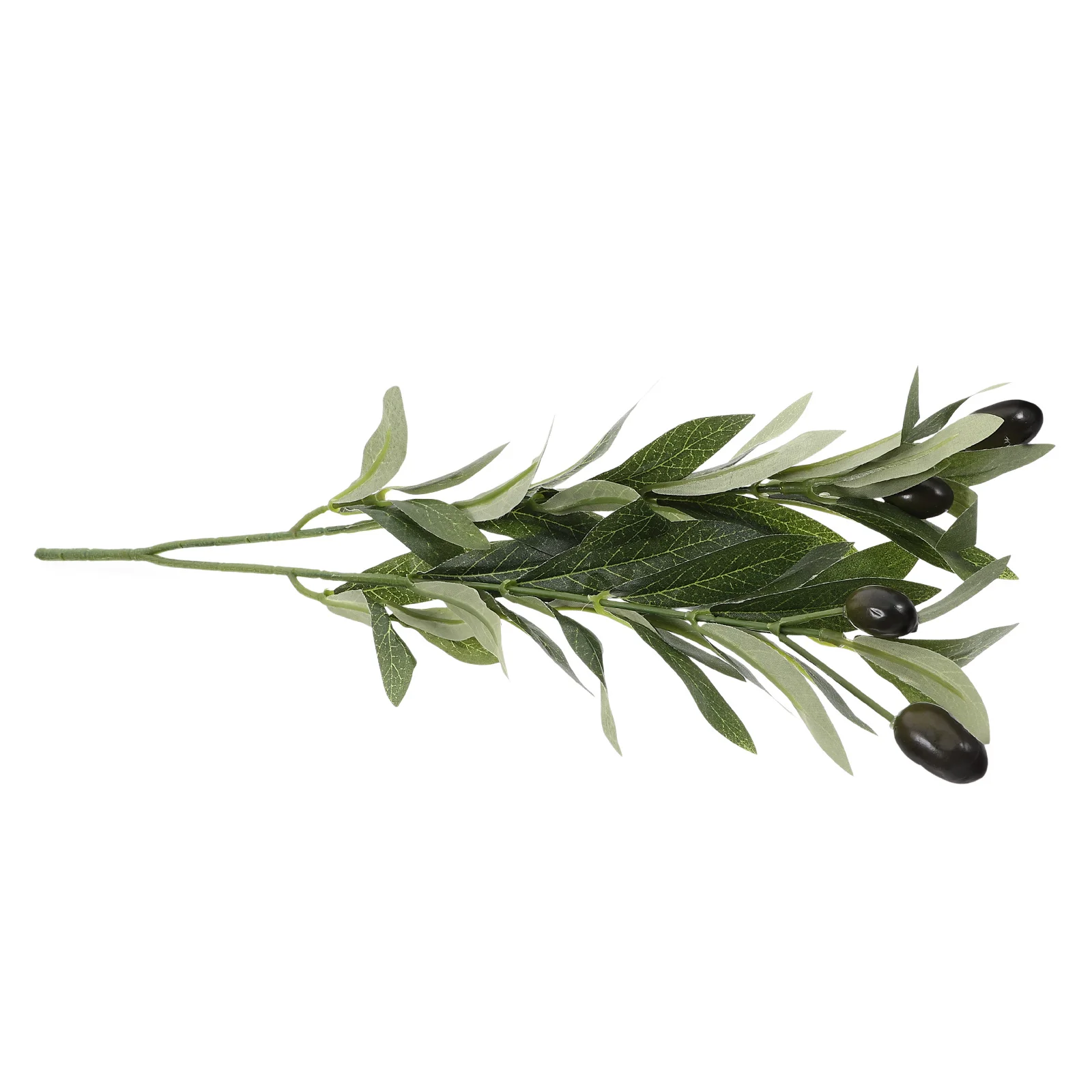 

Artificial Olive Branches Simulation Greenery Stems Fake Plant Decor Natural Color Exquisite Workmanship Safe Material Never