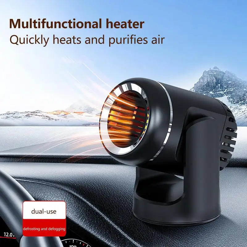 Auto Heater Fan 12 Volt Electric Heater For Car Windshield Defogger And Defroster 150w Heating And Cooling Auto Dryer With