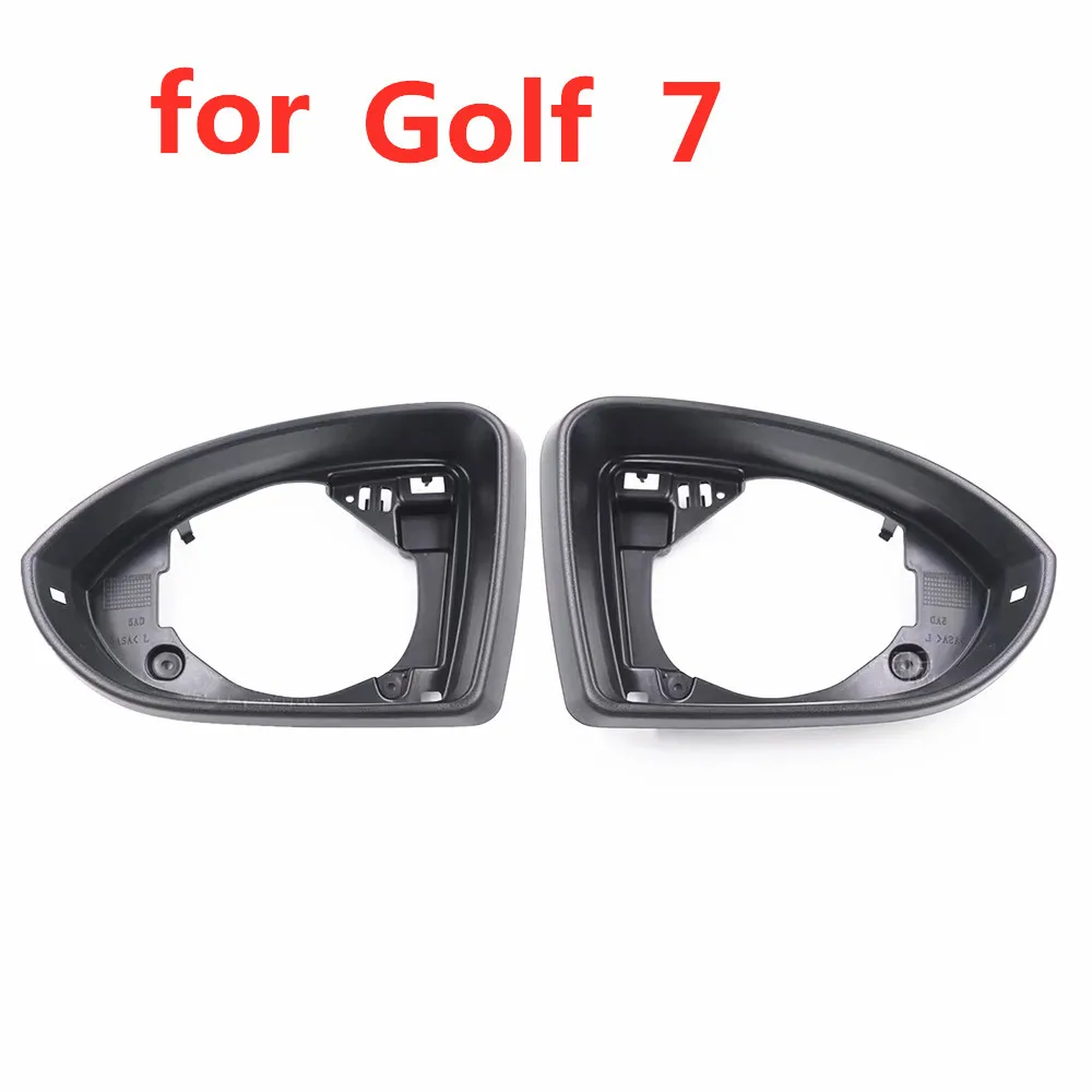 Left/Right Replacement Side Wing Mirror Housing Frame Cover for VW Golf 7 MK7 7.5 GTD R GTI Trim 5G0 857 601 A 5G0 857 602 A