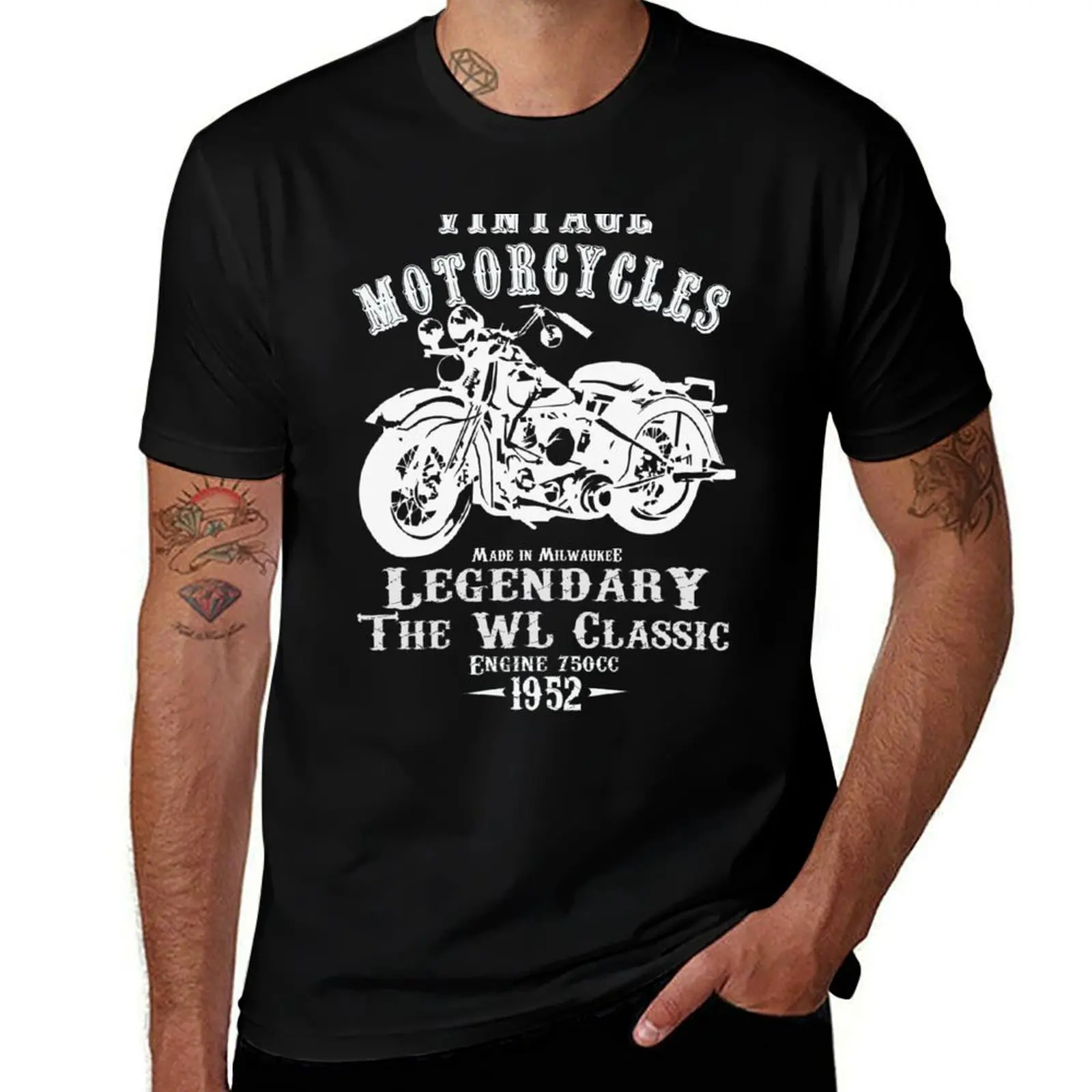 

Legendary WL Classic Motorcycle 1952 T-Shirt man t shirts graphic anime t shirts oversize T-Shirt