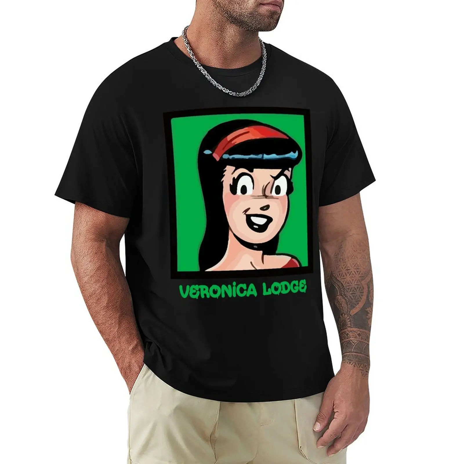 Veronica Lodge Portrait T-Shirt Soft Stretch Short Sleeve Top