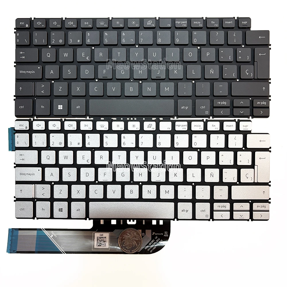 Teclado retroiluminado español para Dell Latitude 3410 3301 P129G P114G P120G P113G P115G, Inspiron 7390 7391 5401 5402 5405 5406 5409 P130G P125G