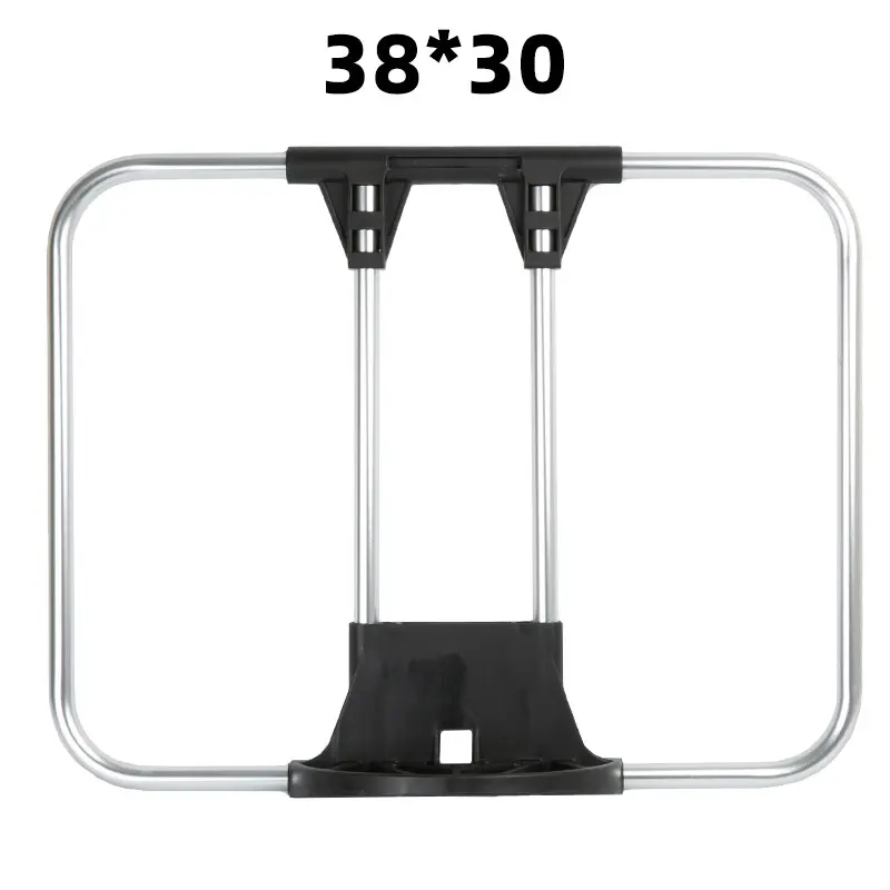 AliExpress NONE Bicycle Front Racks For Brompton Folding Bike Bags Bracket Backpack Carrier Block Flat Frame Aluminum Alloy 38x30cm