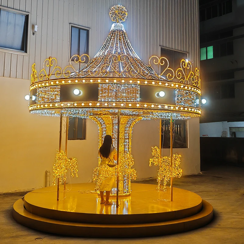 Light Emitting Diode Outdoor Display Sculpture for Wedding Festival Event Decoration