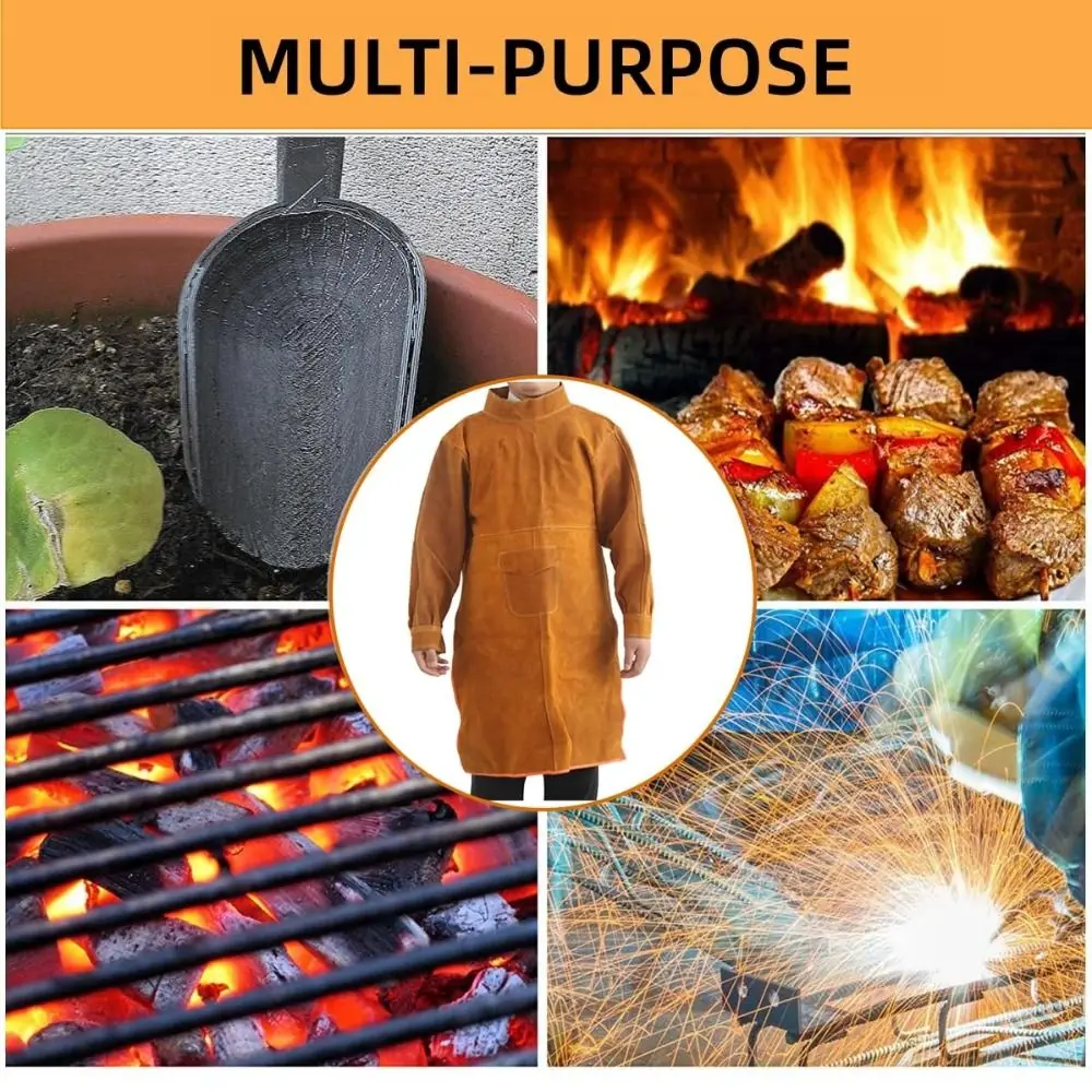 abbigliamento-da-saldatura-in-pelle-bovina-ignifugo-con-collo-alto-indumenti-protettivi-resistenti-all'usura-e-al-calore-tuta-da-saldatore