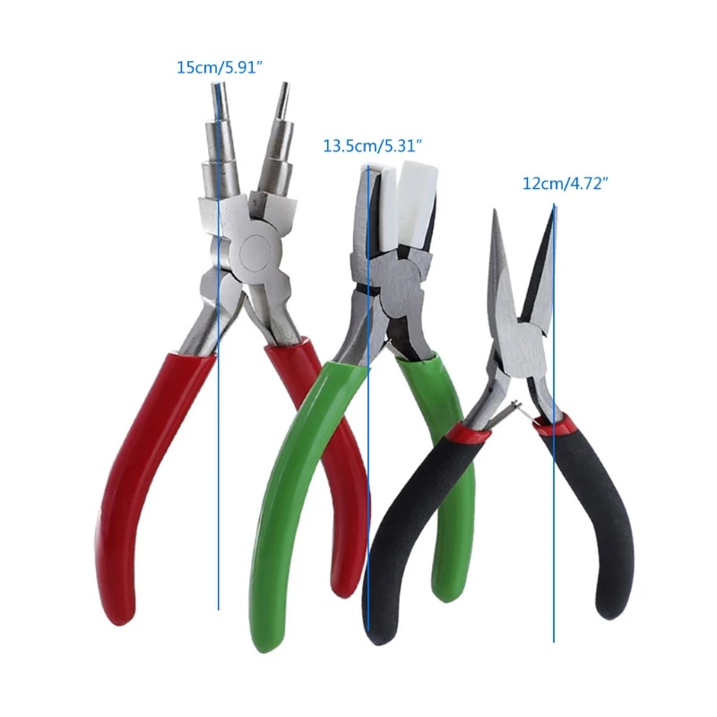 Jewelry Making 3 Pieces Jewelry Pliers Wire Cutter Multiple Fuction Pliers NEW