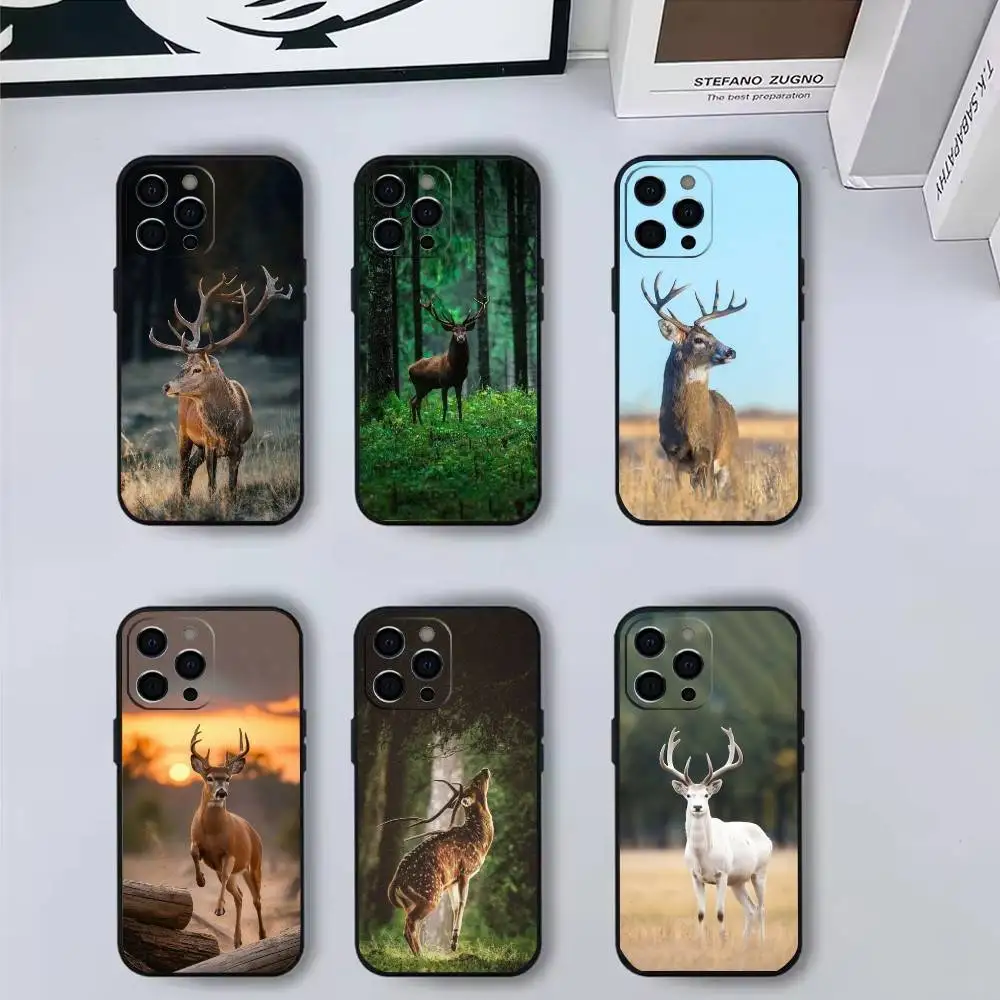 

Deer Hunting Phone Case Silicone Soft For IPhone 17,16,15,14,13,12,11,XS,Plus Pro Max