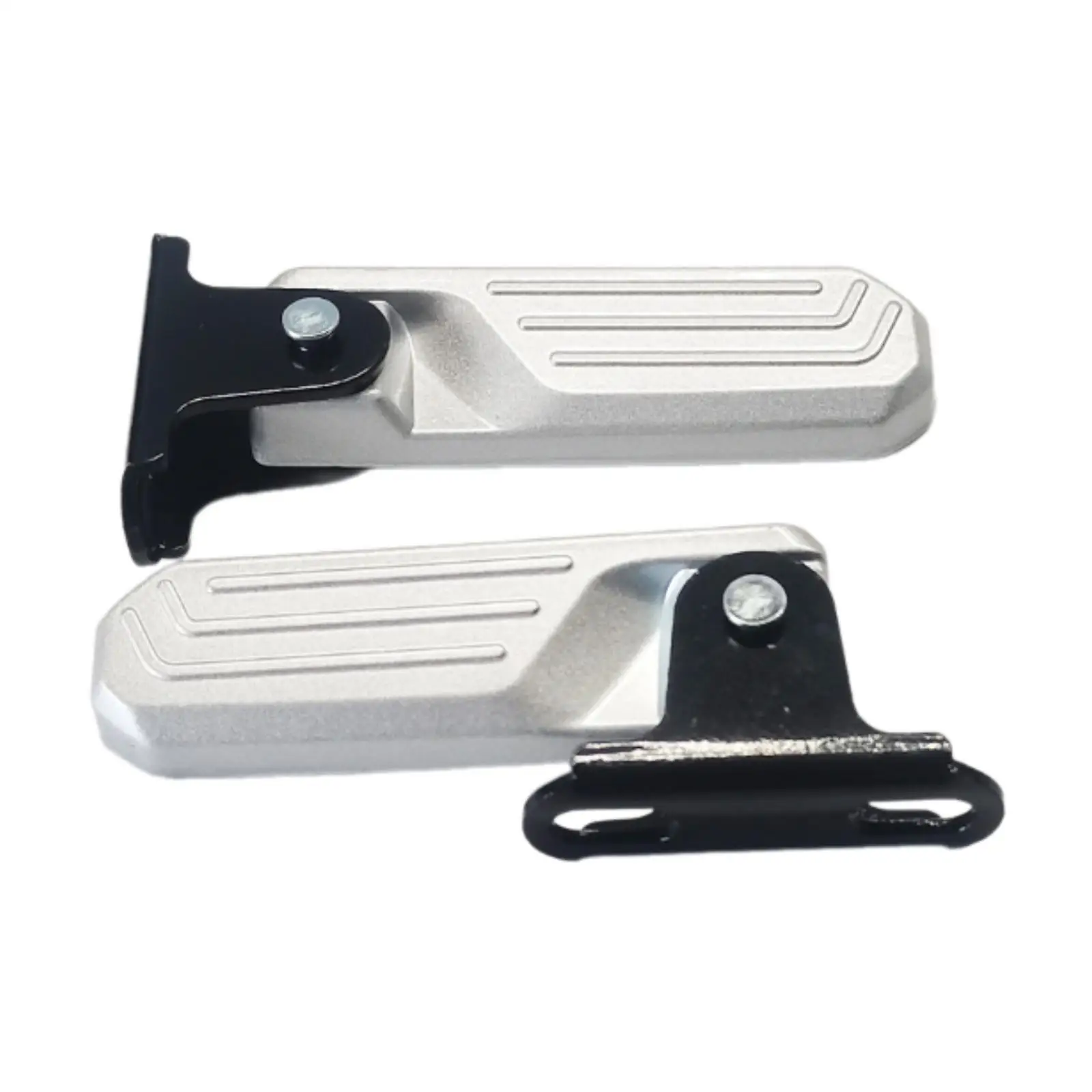 

2Pcs Electric Bike Front Pedals Foot Plate Pedals Nonslip Foot Supports Folding Footrests for U1 U+ F0G0VA Replace Parts