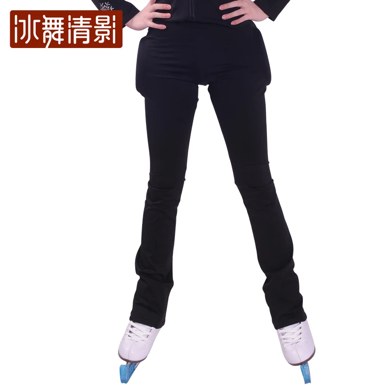 Pantalones de protección de cadera para patinaje artístico con pantalones de patinaje de terciopelo Conjunto de patinaje