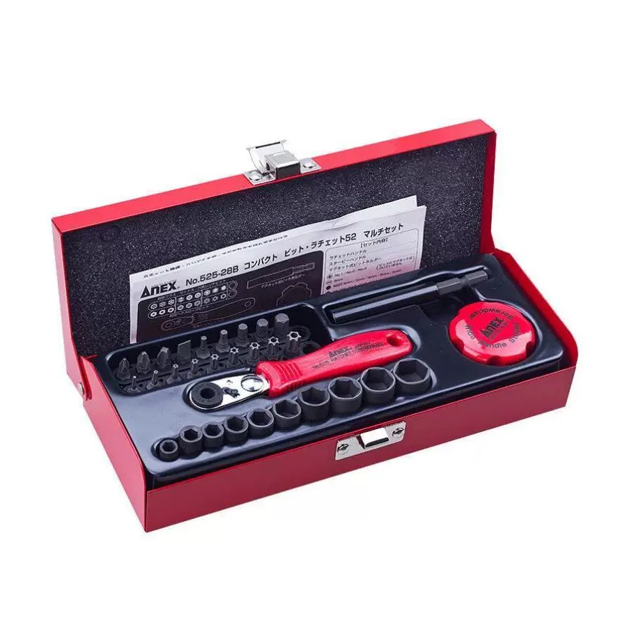 ANEX 52 in 1 Ratchet Screwdriver Set 1/4 \