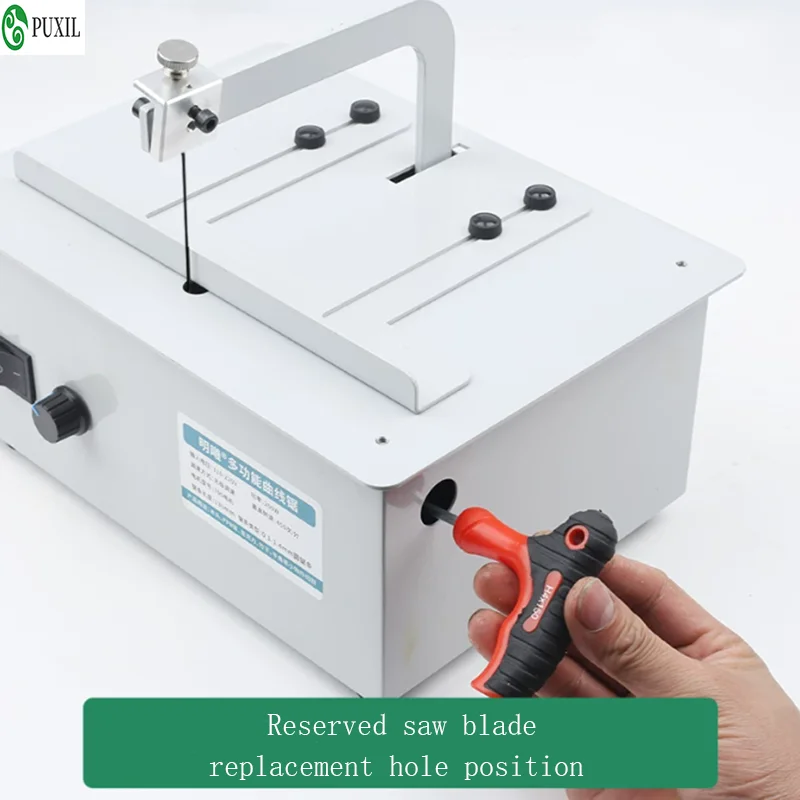 Desktop Small Curved Saw, Household Flower Saw, Wire, Diamond Saw, Jade Cutting Machine, Gold and Silver Electric Welding Saw