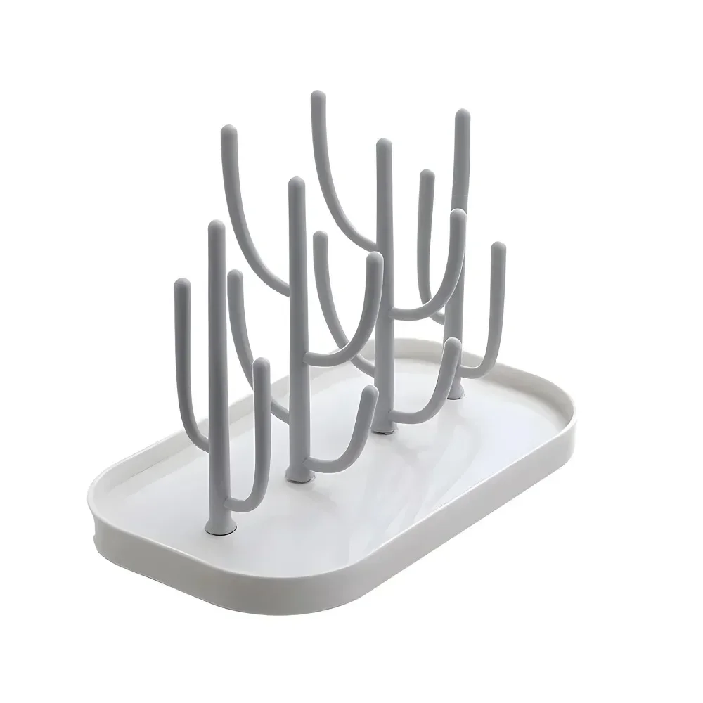 Rak Botol Bebas Debu Rak Pengering Multifungsi Lipat Pengering Dot Dot Filter Rak Air Kotak Penyimpanan Kotak Penyimpanan