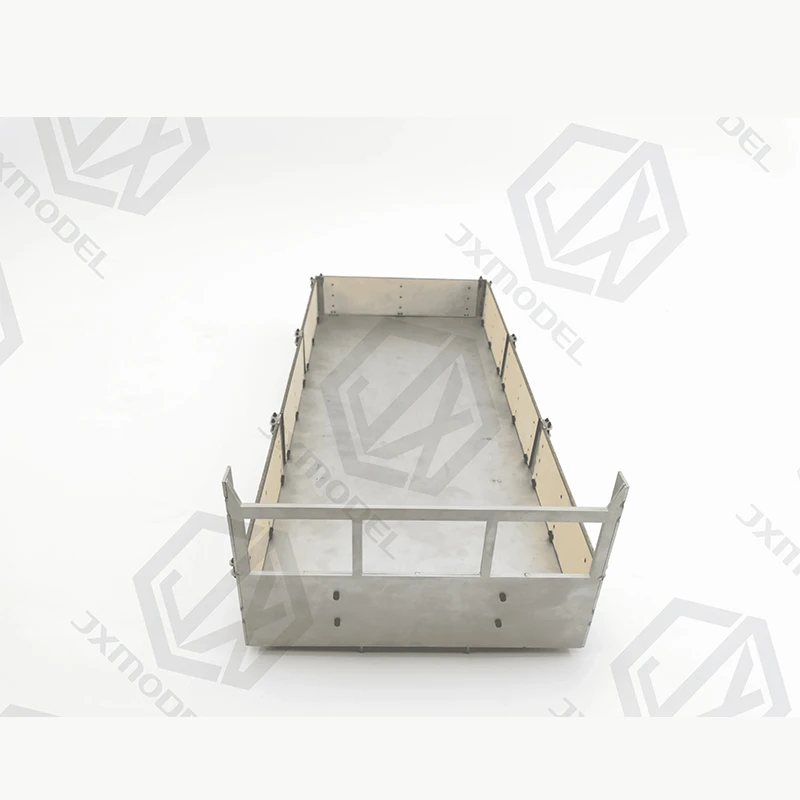 JXmodel 1/14 Tamiya truck modified four-axle and five-axle wooden railing box