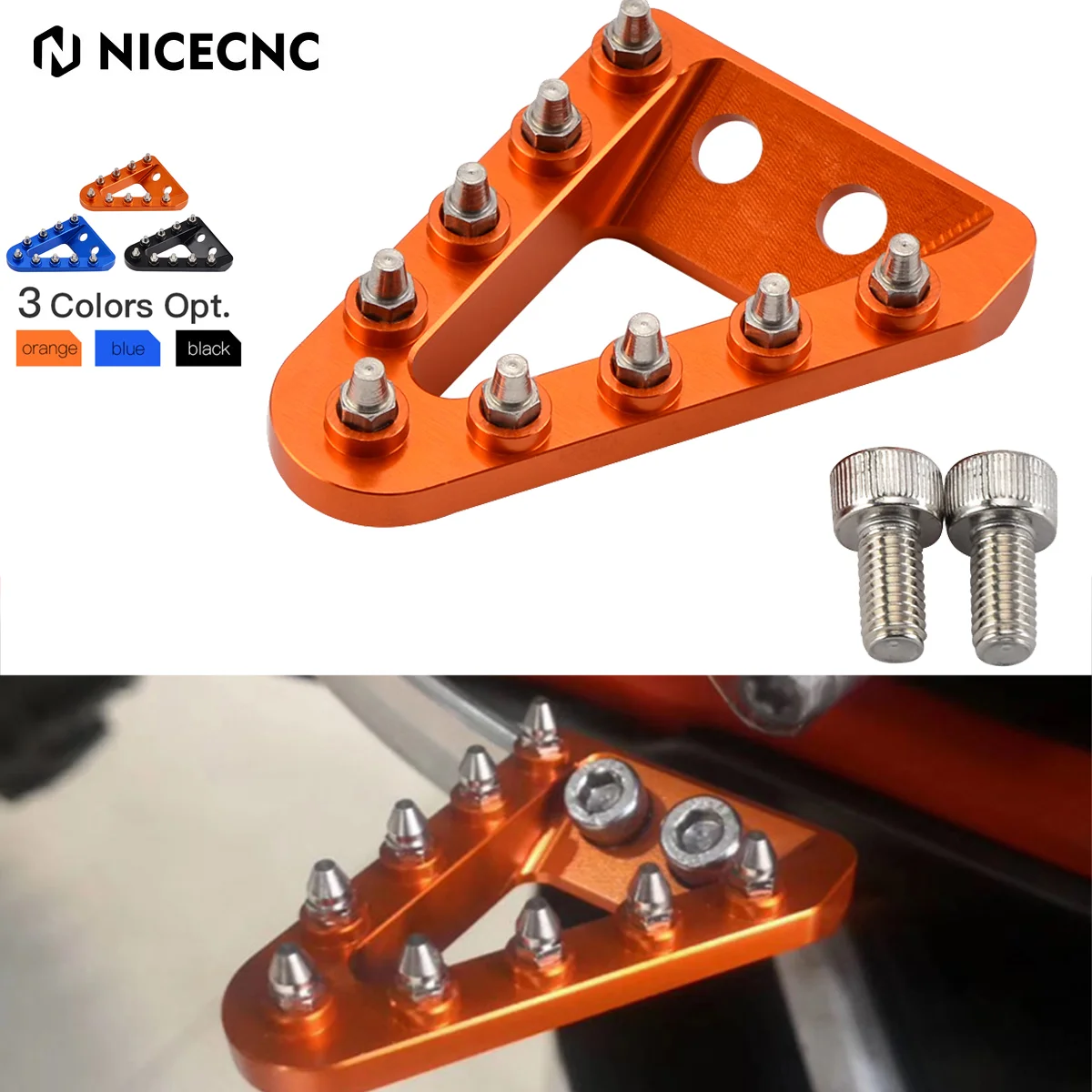 For 2017-2023 KTM EXC 300 XC-W EXC-F 500 450 400 350 300 250 200 150 125 SX XC F 2016 NICECNC Motorcycle Rear Brake Pedal Plate
