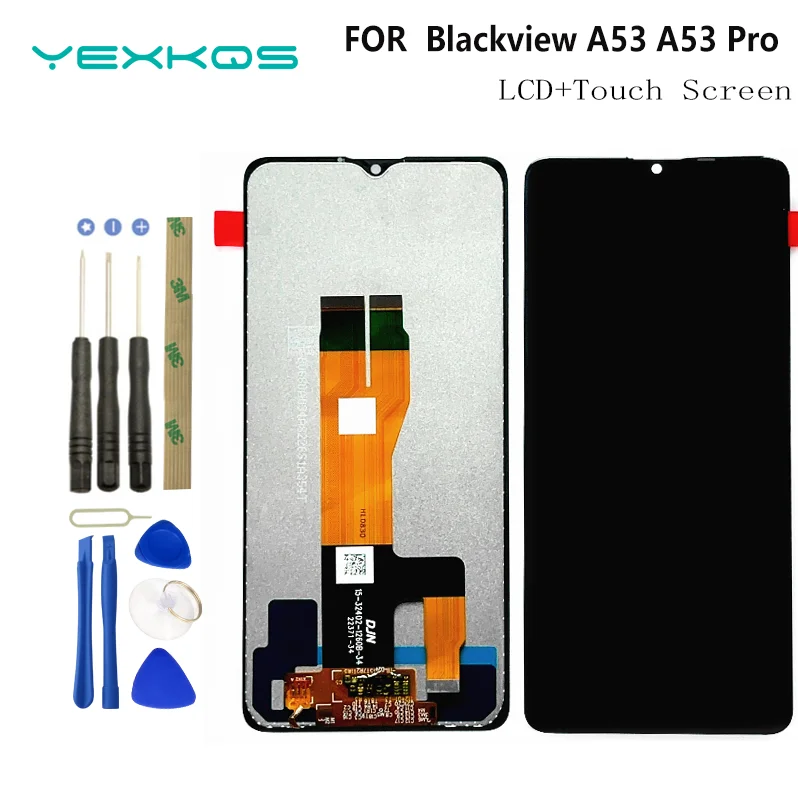 

Original Tested For Blackview A53 Pro LCD Display + Touch Screen Assembly Replacement For Blackview A53 A53Pro LCD Sensor + Glue