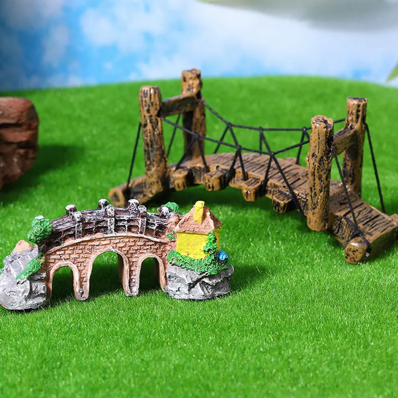 1 Piece Fish Tank Landscape Bridge, Fish Tank Decoration Bridge, Fish Tank Reptile Decoration, Birthday Decoration, Aquarium Accessories, Reptile Decoration, Aquarium Bridge, Hiding House, Aquarium Resin Pet Box