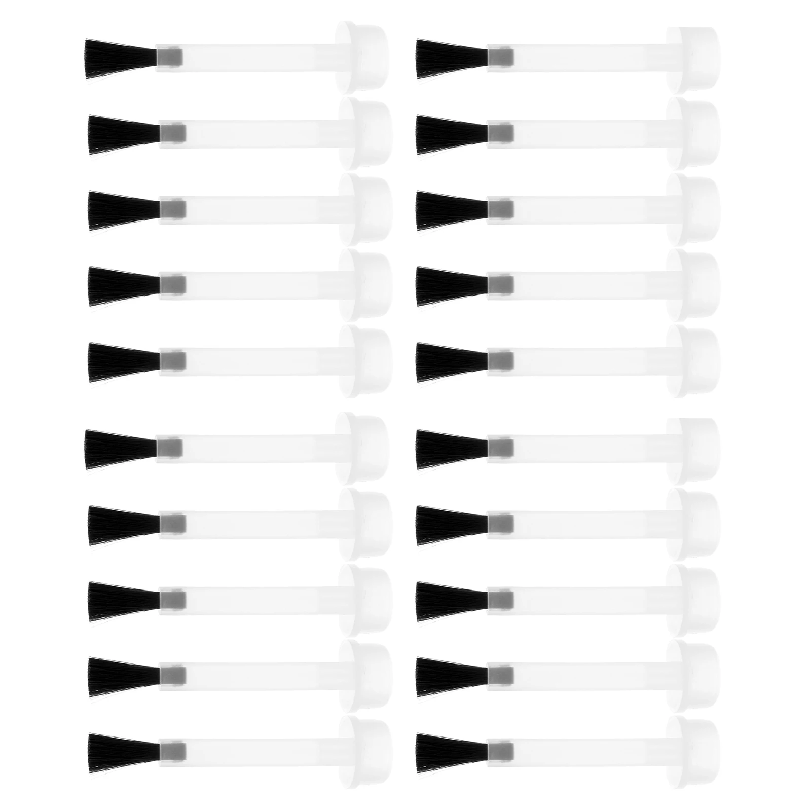 80 個ネイルアート交換用ブラシヘッド高弾性毛ジェルポリッシュベーストップコート用スムーズな塗布気泡なし