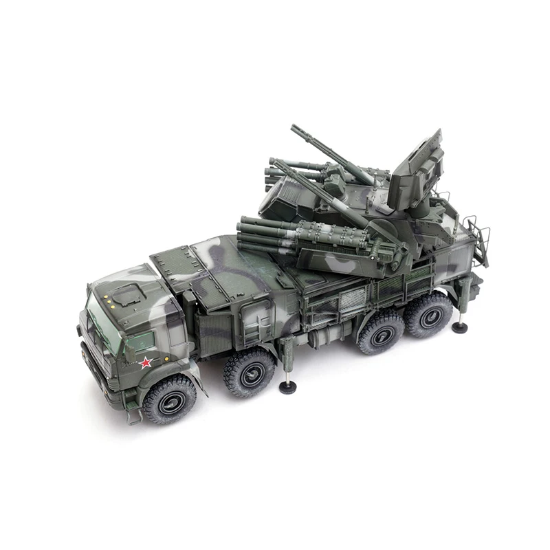 1/72 Scale PANTSIR-S1 Armored Vehicle Simulation Plastic Tank Model Static Display Collectible Souvenir Decoration Toy Gift