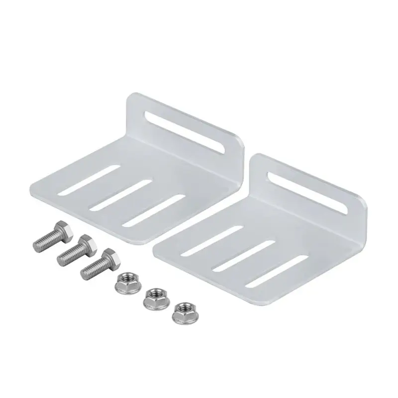 

[A38F!NEW!】 Adjustable Solar Panel Mounting Bracket 0-180° Tilt Adjustable PV Panel Bracket Solar PV Aluminum L Bracket For RV R
