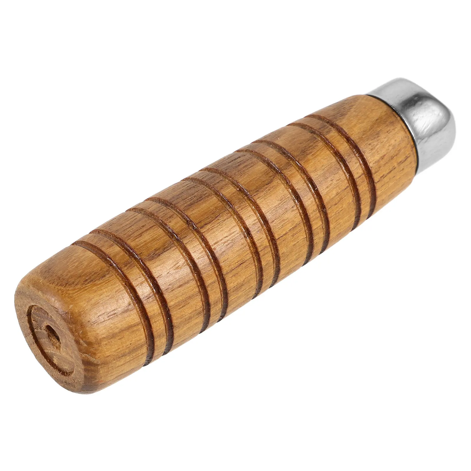 1Set Wooden Cutter Handle Replacement Kitchen Cutter Grip Anti-Skid Comfortable Handle for Chef Chopping Tool Long-Lasting