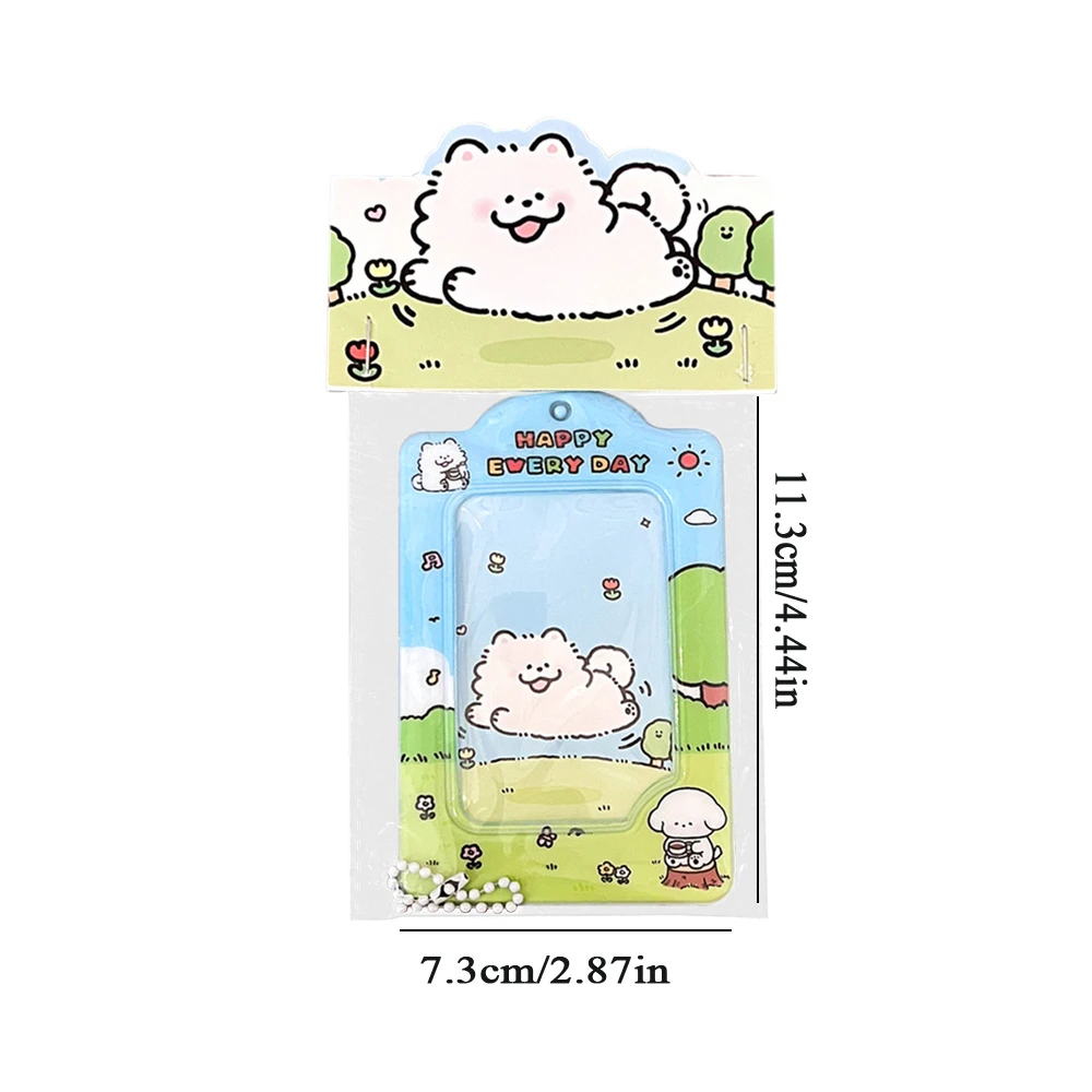 3 Inch Pendant Card Holder Mini Photo Album Fashion Photo Card Holder Cute Card Keychain Cute Photo Pocket Printing Card Holder