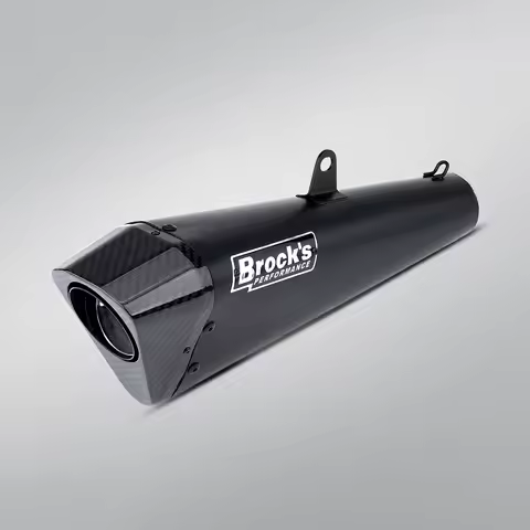 For S1000RR GSX1300R CBR1000RR R1 Universal Motorcycle Exhaust System Brock Color Cover Escape Muffler With DB Killer