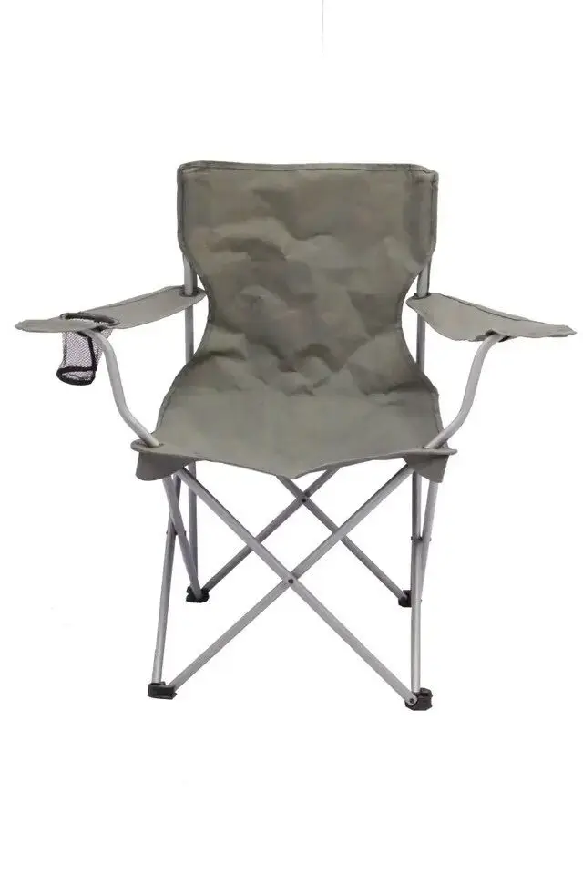 

Folding Beach Chair Camp Chair With Mesh Cup Holder