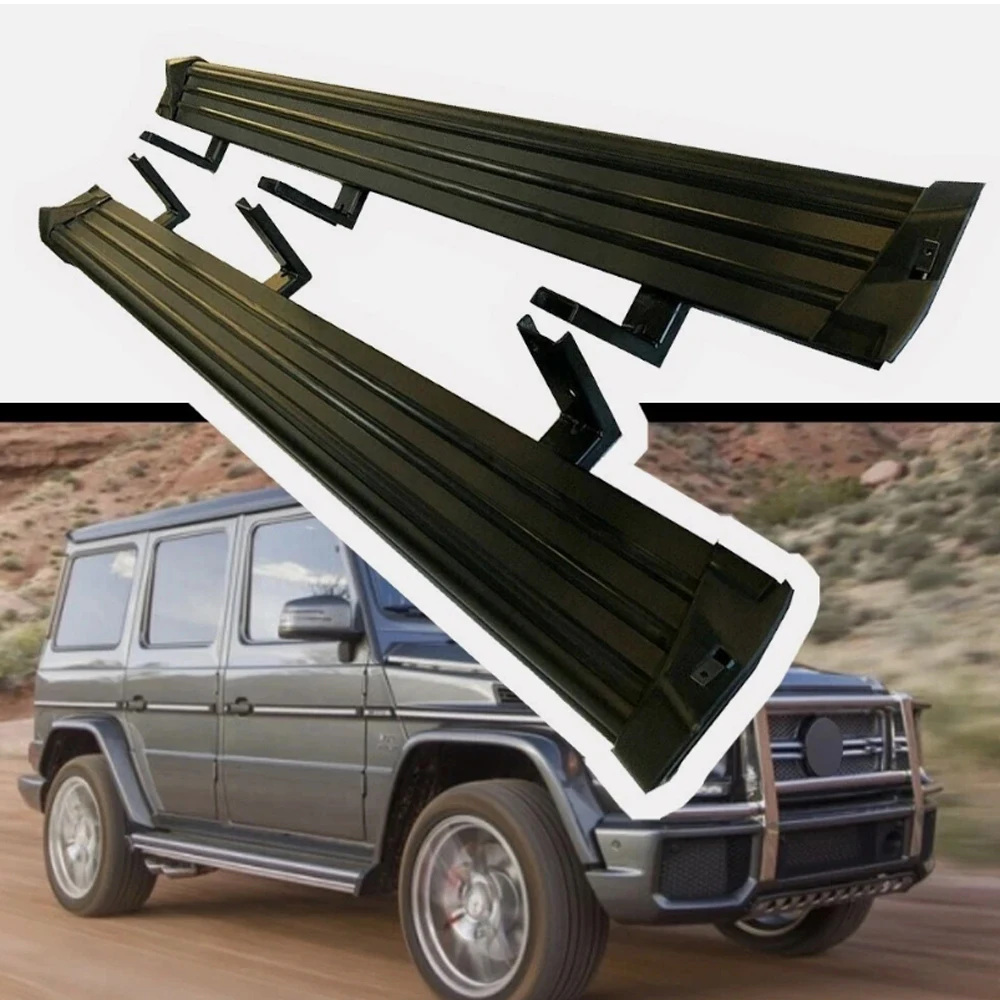 

Running Boards 2PCS for Benz G-Class W464 G63 G350 G500 2019-2025 Side Steps Complete Kit Nerf Bar with anti-slip particles