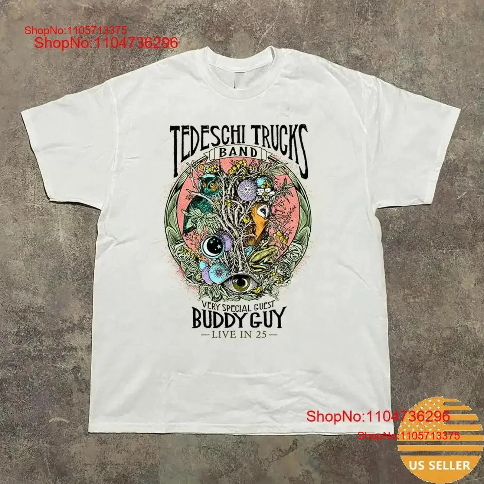 Tedeschi Trucks Live In 25 Tour Cotton T Shirt Full Size S 5XL SS453 vintage Washed streetwear Versatile Stylish Comfortable