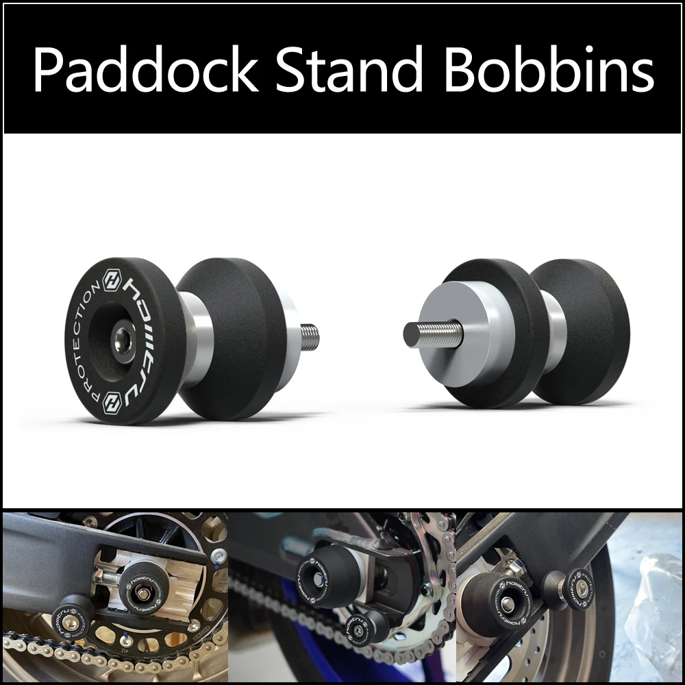 

For Yamaha XSR900 Tracer 900 GT ABS 2015-2021 Paddock Stand Bobbins