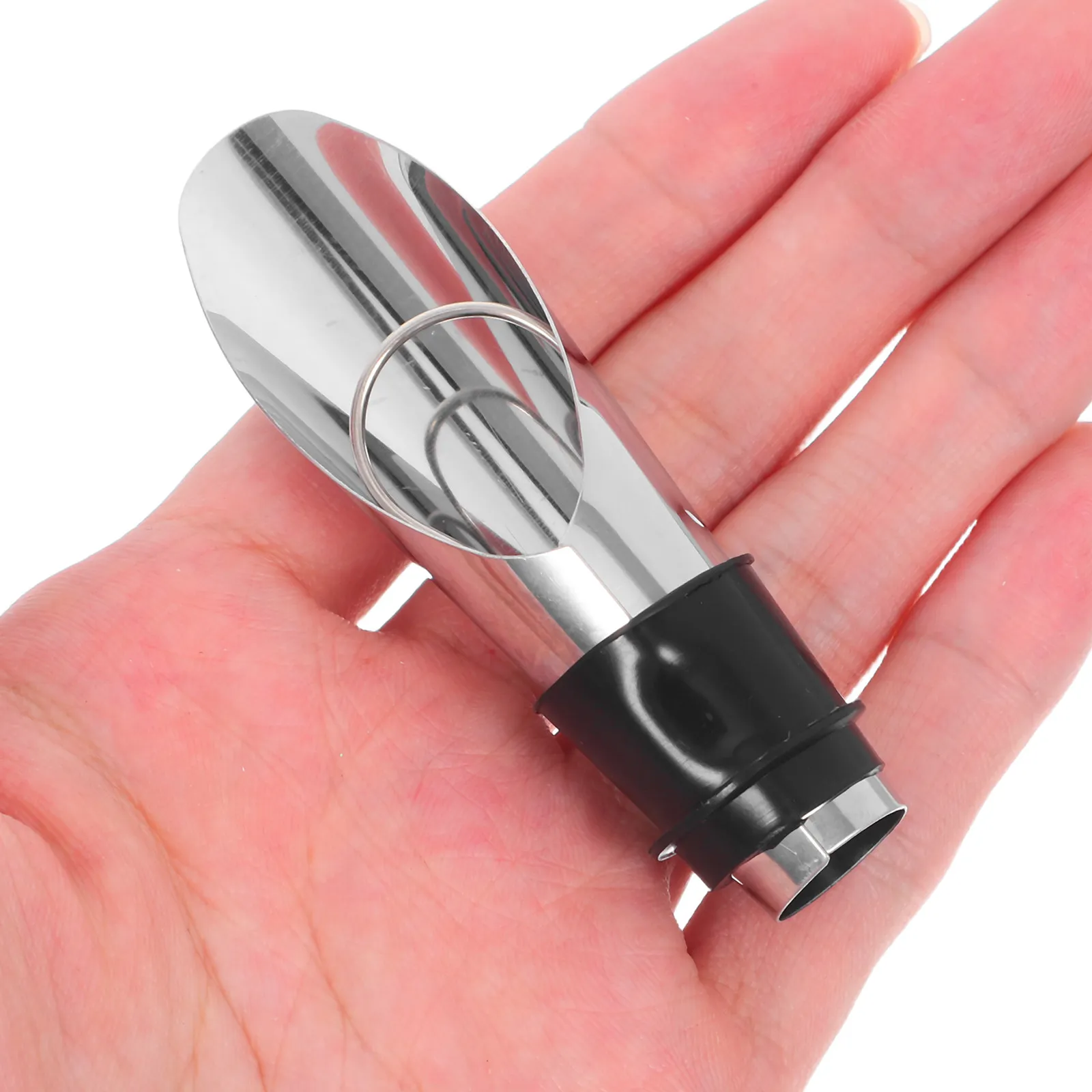 

2Pcs Wine Preserver Stopper Stainless Steel Leak Proof Wine Pourer Reusable Aerator Spout for Bottles Liquor Oil