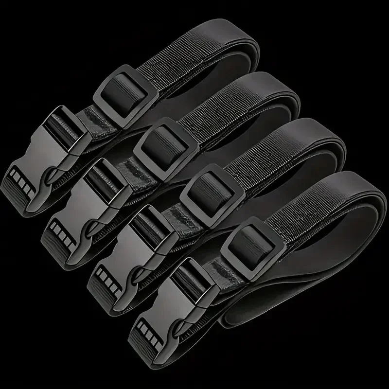 4Pack Utility Straps with Quick Release Buckle Nylon Backpack Accessory Sleeping Bag Strap Adjustable for Hiking Travel Outdoor gallery 1