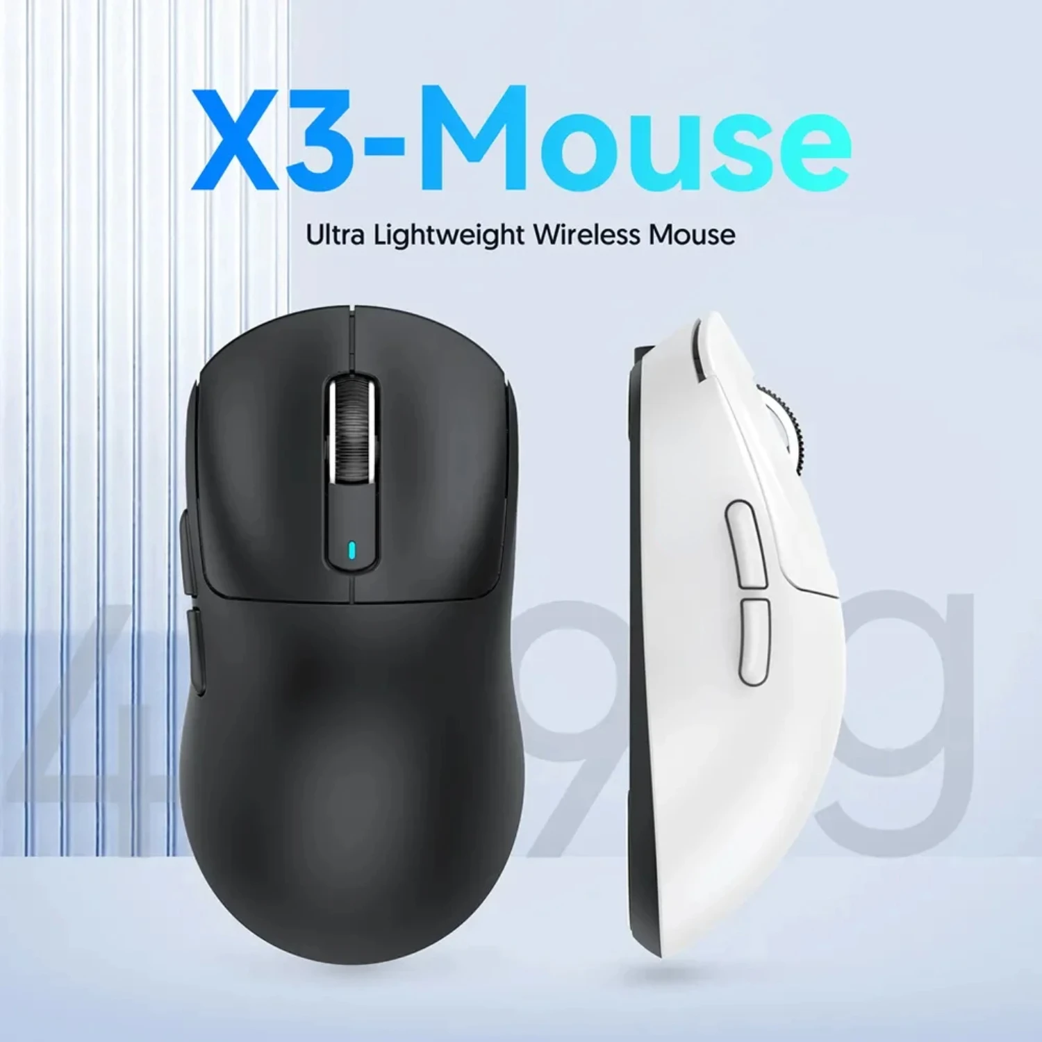 

Attack X3 Wireless Wired Gaming Bluetooth Mouse Tri- Connection Lightweight 26000DPI Mice For Gamer PC Laptop Computer