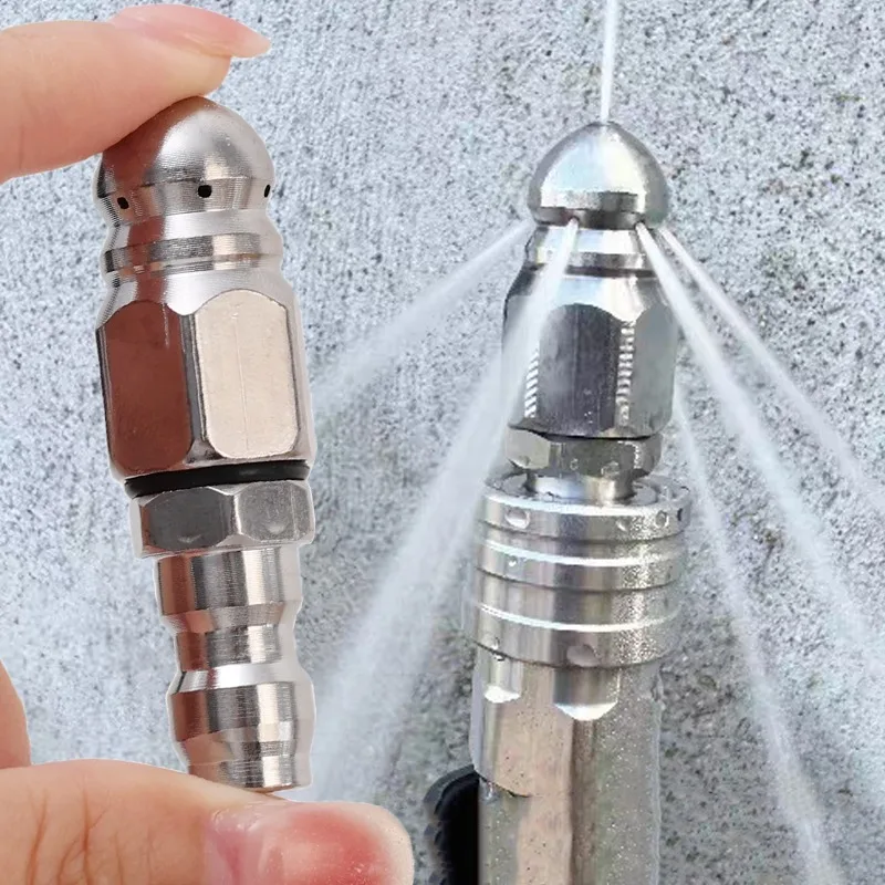 10/1pcs Sewer Jetter Nozzle Sewer Cleaning Tool Pressure Washer Mouse Head Pressure Sprayer Parts Washing Cleaning Accessories