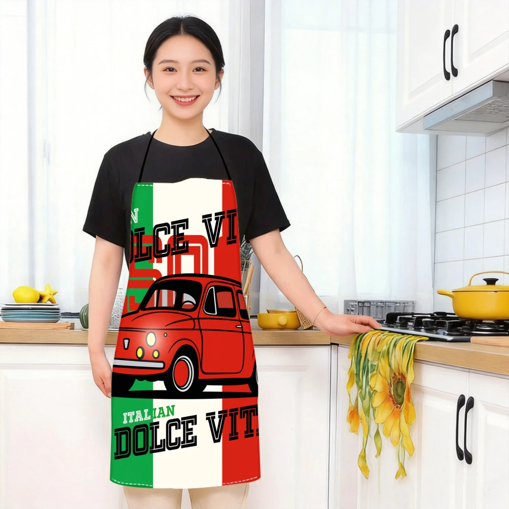 Home Cooking In Italian - 1pc Italian Dolce Vita Apron With